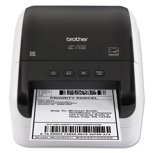 Picture of QL-1100 Wide Format Professional Label Printer, 69 Labels/min Print Speed, 6.7 x 8.7 x 5.9