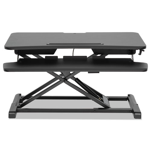 Picture of AdaptivErgo Two-Tier Sit-Stand Lifting Workstation, 31.5" x 26.13" x 4.33" to 19.88", Black