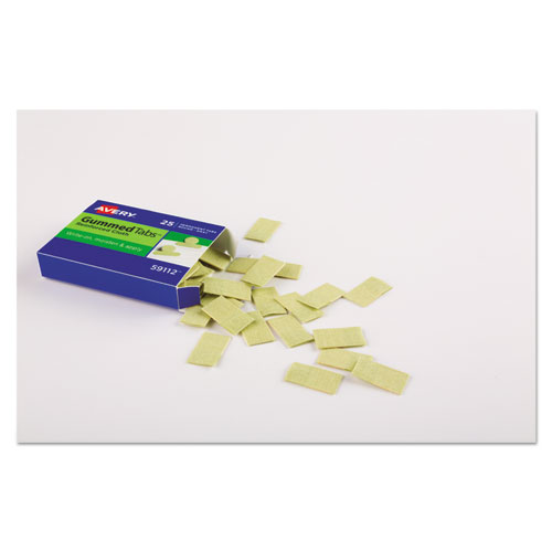 Picture of Gummed Reinforced Index Tabs, 1/12-Cut, Gray, 0.44" Wide, 50/Pack