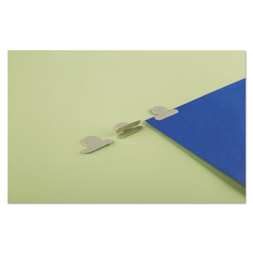 Picture of Gummed Reinforced Index Tabs, 1/12-Cut, Olive Green, 0.5" Wide, 25/Pack