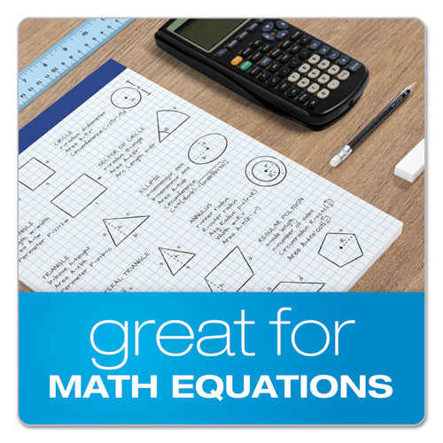 Picture of Quad Double Sheet Pad, Quadrille Rule (4 sq/in), 100 White 8.5 x 11.75 Sheets