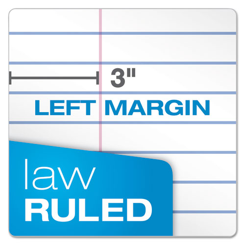 Picture of Double Sheet Pads, Pitman Rule Variation (Offset Dividing Line - 3" Left), 100 White 8.5 x 11.75 Sheets