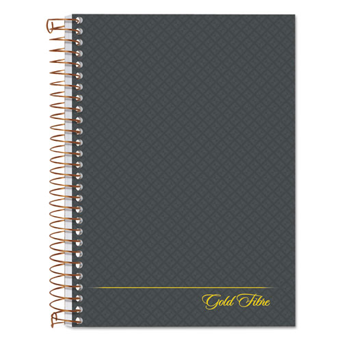 Picture of Gold Fibre Personal Notebooks, 1-Subject, Medium/College Rule, Designer Gray Cover, (100) 7 x 5 Sheets