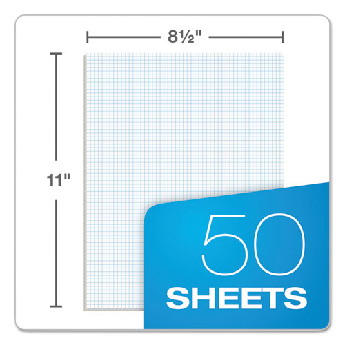 Picture of Quadrille Pads, Quadrille Rule (6 sq/in), 50 White 8.5 x 11 Sheets