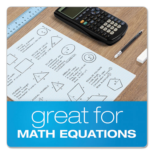 Picture of Quadrille Pads, Quadrille Rule (10 sq/in), 50 White 8.5 x 11 Sheets