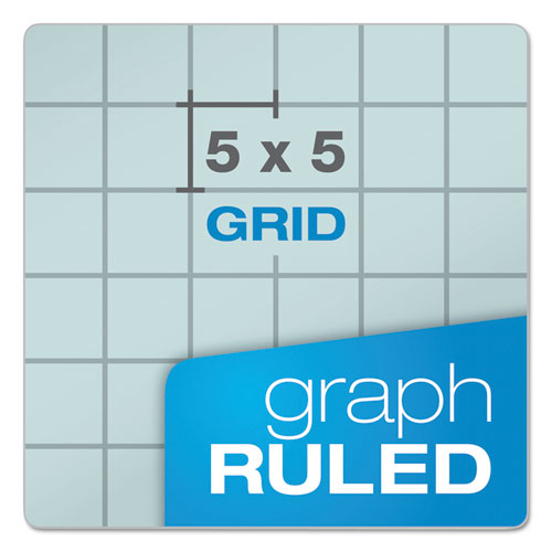 Picture of Prism Quadrille Perforated Pads, Quadrille Rule (5 sq/in), 50 Blue 8.5 x 11.75 Sheets, 12/Pack