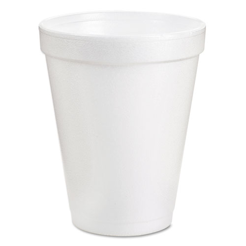 Picture of Foam Drink Cups, 6 oz, White, 25/Bag, 40 Bags/Carton