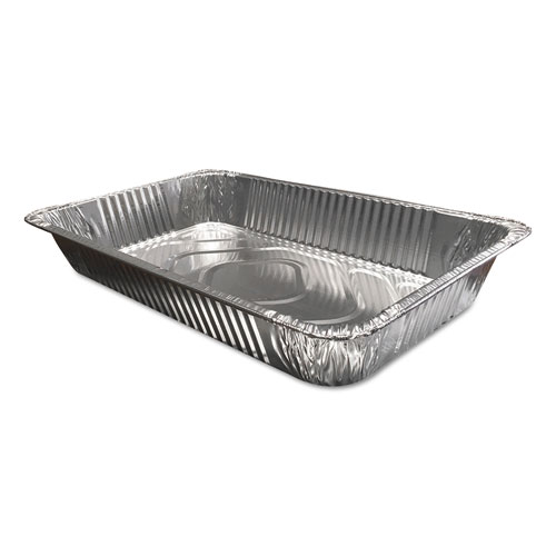 Picture of Aluminum Steam Table Pans, Full-Size Deep, 3.38" Deep, 12.81 x 20.75, 50/Carton
