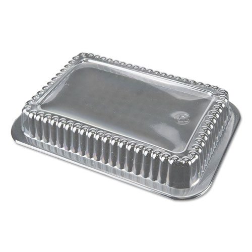 Picture of Dome Lids for 1.5 lb Oblong Containers, 6.56 x 4.63 x 2, Clear, Plastic, 500/Carton