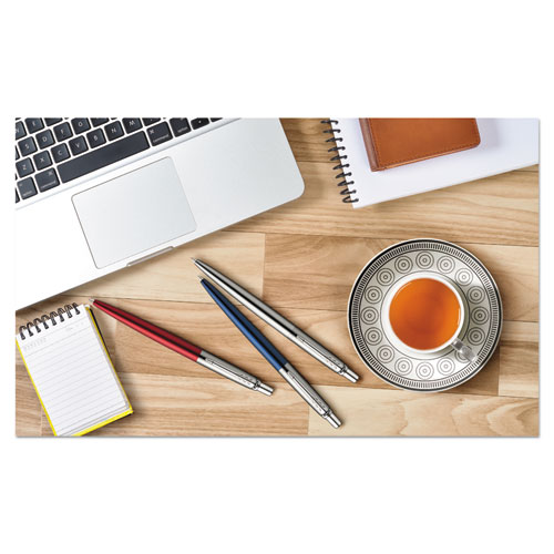 Picture of Parker Jotter Steel Gel Golden Finish Trim Ballpoint Pen