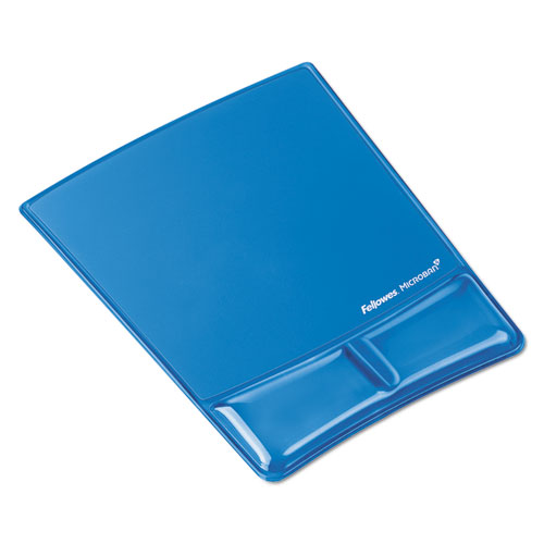 Picture of Gel Wrist Support with Attached Mouse Pad, 8.25 x 9.87, Blue