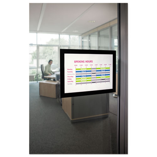 Picture of DURAFRAME Sign Holder, 5.5 x 8.5, Black Frame, 2/Pack