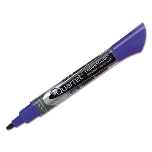 Picture of EnduraGlide Dry Erase Marker, Broad Chisel Tip, Nine Assorted Colors, 12/Set