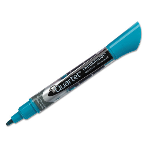 Picture of EnduraGlide Dry Erase Marker, Broad Chisel Tip, Nine Assorted Colors, 12/Set