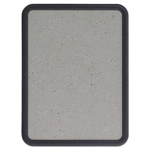 Picture of Contour Granite Board, 36" x 24", Granite Gray Surface, Black Plastic Frame