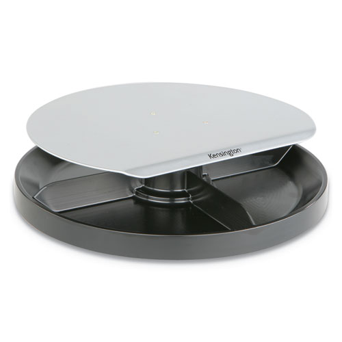 Picture of Spin2 Monitor Stand with SmartFit, 14" x 14" x 2.25" to 3.25", Gray