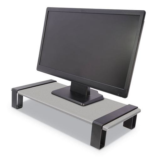 Picture of Modern Monitor Riser, 23.75" x 10.25" x 3.5", Black/Gray, Supports 60 lbs