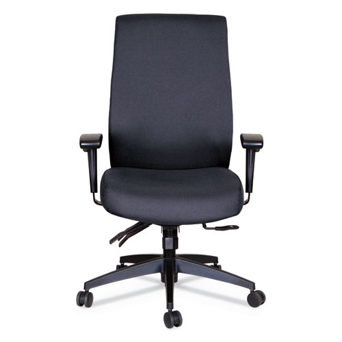 Picture of Alera Wrigley Series 24/7 High Performance High-Back Multifunction Task Chair, Supports 300 lb, 17.24" to 20.55" Seat, Black