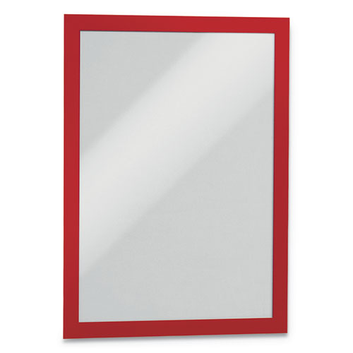 Picture of DURAFRAME Sign Holder, 8.5 x 11, Red Frame, 2/Pack