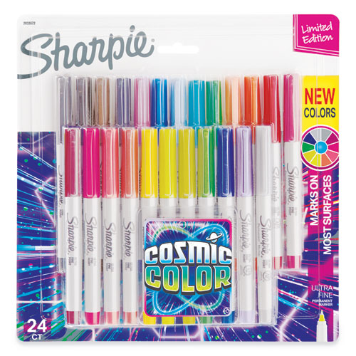 Cosmic+Color+Permanent+Markers%2C+Extra-Fine+Needle+Tip%2C+Assorted+Cosmic+Colors%2C+24%2Fpack