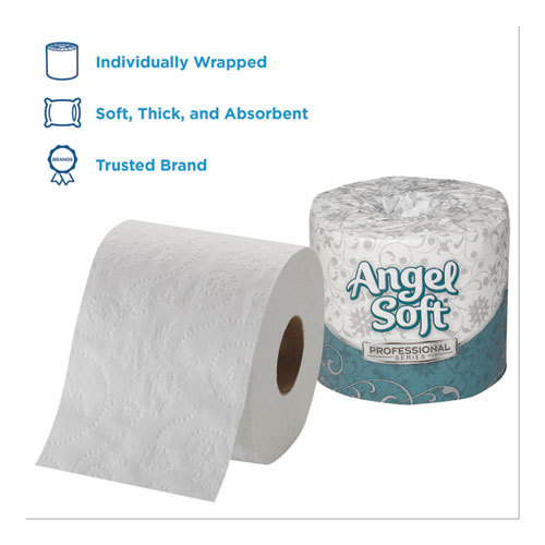 Picture of Angel Soft ps Premium Bathroom Tissue, Septic Safe, 2-Ply, White, 450 Sheets/Roll, 80 Rolls/Carton
