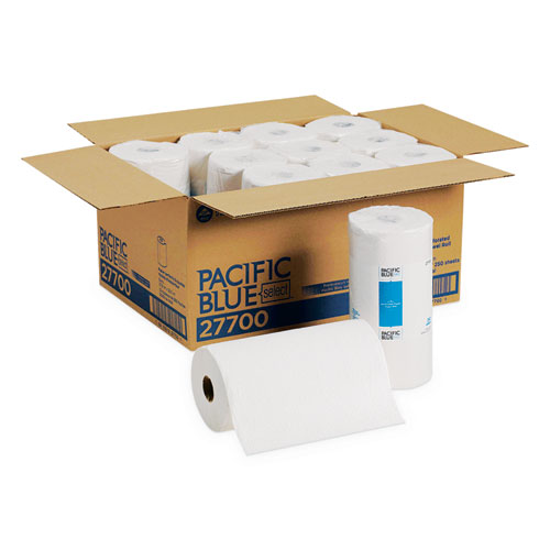 Pacific+Blue+Select+Two-Ply+Perforated+Paper+Kitchen+Roll+Towels%2C+2-Ply%2C+11+x+8.8%2C+White%2C+250%2FRoll%2C+12+Rolls%2FCarton
