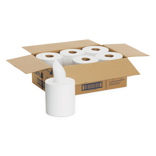 SofPull+Center-Pull+Perforated+Paper+Towels%2C+1-Ply%2C+7.8+x+15%2C+White%2C+320%2FRoll%2C+6+Rolls%2FCarton