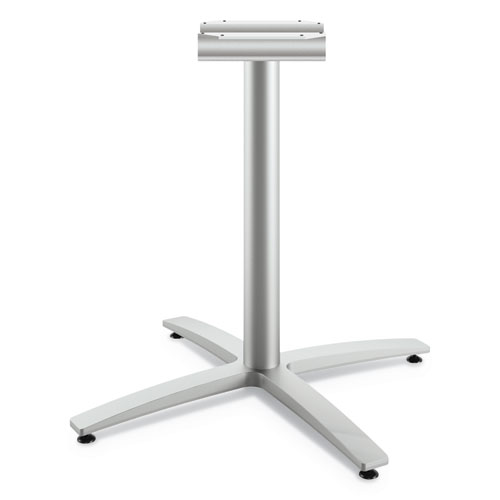 Picture of Between Seated-Height X-Base for 30" to 36" Table Tops, 26.18w x 29.57h, Silver