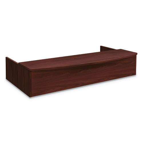 Picture of Foundation Reception Station with Bow Front, 72" x 36" x 14.25", Mahogany