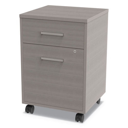 Picture of Urban Mobile File Pedestal, Left or Right, 2-Drawers: Box/File, Legal/A4, Ash, 16" x 15.25" x 23.75"