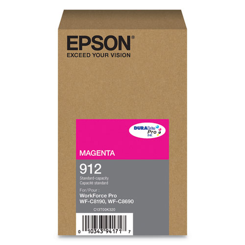 Picture of T912320 (912) DURABrite Pro Ink, 1700 Page-Yield, Magenta