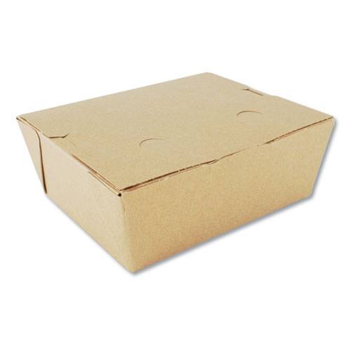 Picture of ChampPak Carryout Boxes, #8, 6 x 4.75 x 2.5, Kraft, Paper, 300/Carton