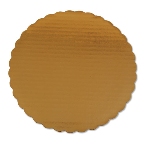 Picture of Gold Cake Circles, Single Wall Construction, 10" Diameter, Gold, Paper, 200/Carton