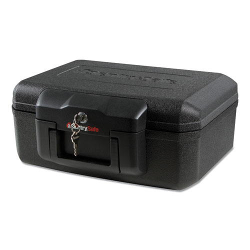 Picture of 1200 Series Fire Chest, 0.18 cu ft, 14.3w x 11.2d x 6.1h, Black
