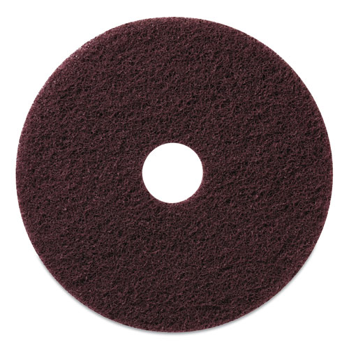 Stripping+Pads%2C+17%22+Diameter%2C+Burgundy%2C+5%2Fcarton