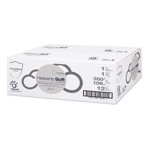 Picture of Heavenly Soft Standard Hardwound Roll Paper Towel, 1-Ply, 7.8" x 350 ft, White, 12 Rolls/Carton