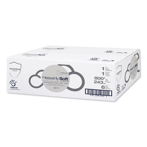 Picture of Heavenly Soft Standard Hardwound Roll Towel, 1-Ply, 7.8" x 800 ft, White, 6 Rolls/Carton