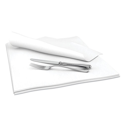 Picture of Select Dinner Napkins, 1-Ply, 15 x 15, White, 1000/Carton