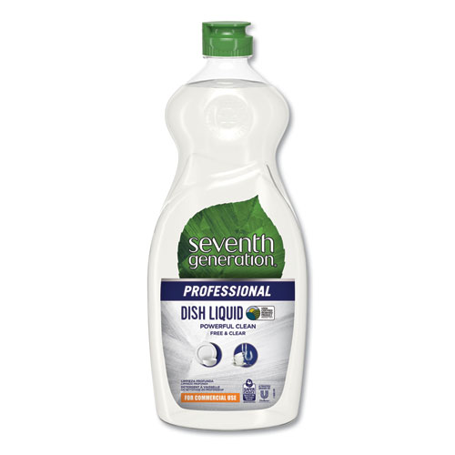 Picture of Dishwashing Liquid, Free and Clear, 25 oz Bottle, 12/Carton