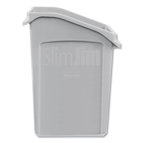 Picture of Slim Jim Under-Counter Container, 23 gal, Polyethylene, Gray