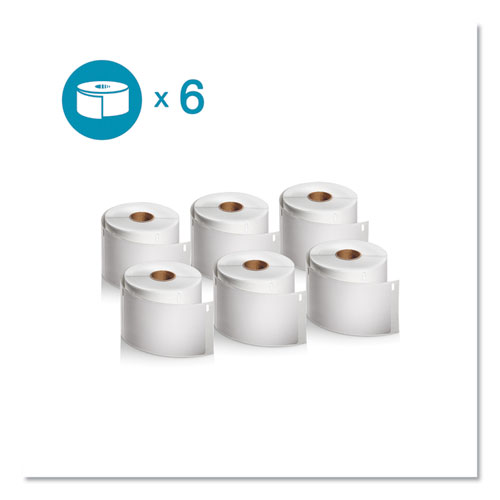 Picture of LW Shipping Labels, 2.31" x 4", White, 300 Labels/Roll, 6 Rolls/Pack