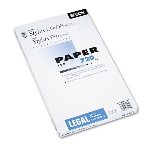 Picture of Matte Presentation Paper, 4.9 mil, 8.5 x 14, Matte Bright White, 100/Pack