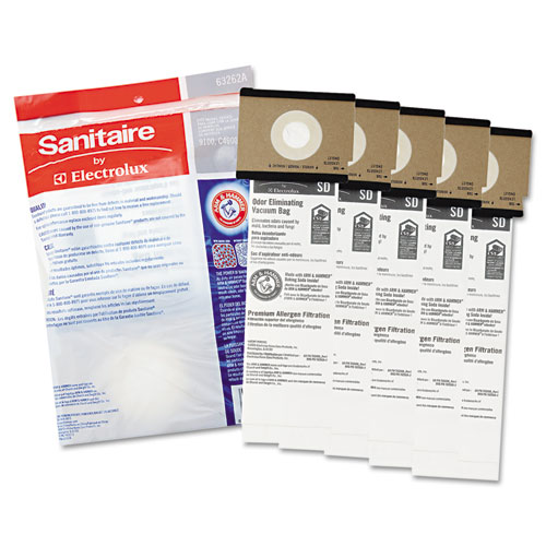 Picture of SD Premium Allergen Vacuum Bags for SC9100 Series, 5/Pack, 10 Packs/Carton