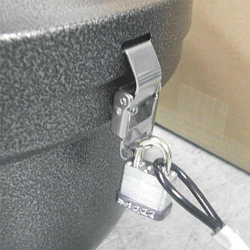 Picture of Smokers' Oasis Lock Kit, 48" Plastic-Coated Steel Cable with Lock/Key