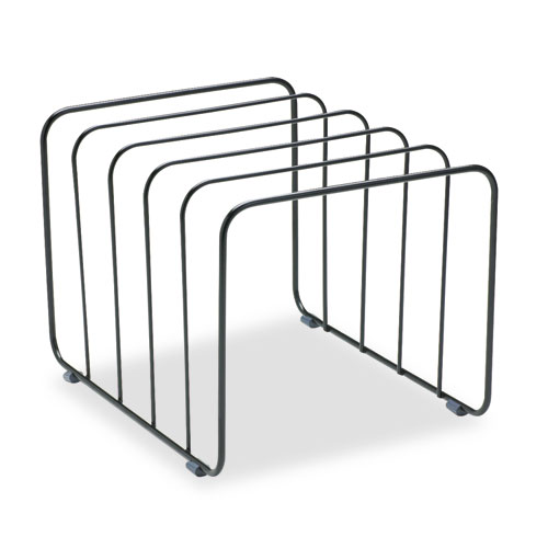 Picture of Wire Vertical File, 5 Sections, Letter to Legal Size Files, 10.25" x 8" x 7.44", Black