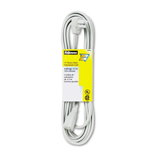 Picture of Indoor Heavy-Duty Extension Cord, 15 ft, 15 A, Gray
