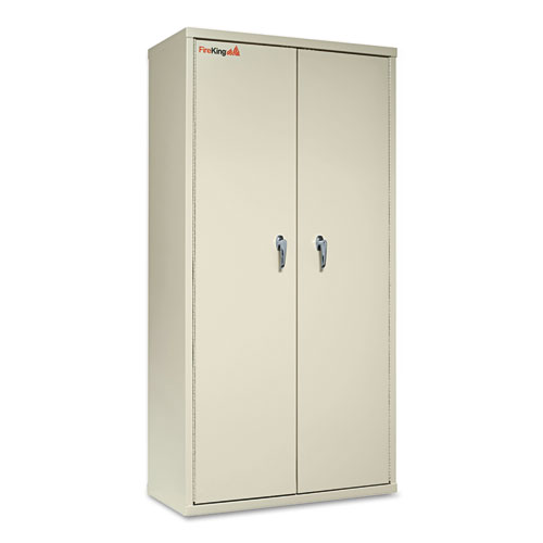 Picture of Storage Cabinet, 36w x 19.25d x 72h, UL Listed 350 Degree, Parchment