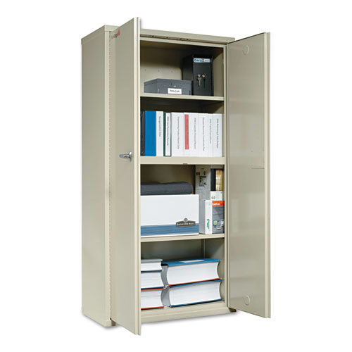 Picture of Storage Cabinet, 36w x 19.25d x 72h, UL Listed 350 Degree, Parchment