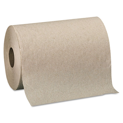 Picture of Pacific Blue Basic Nonperforated Paper Towels, 1-Ply, 7.88 x 350 ft, Brown, 12 Rolls/Carton