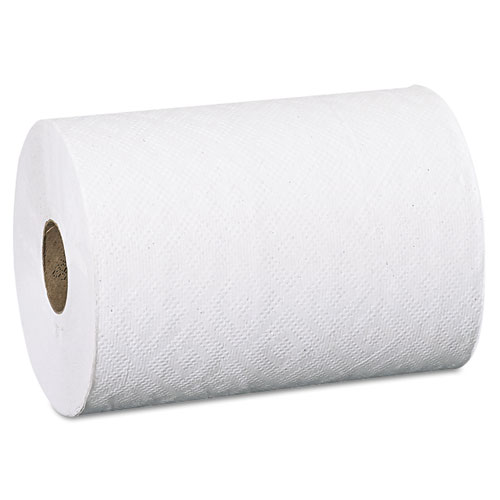 Picture of Pacific Blue Basic Nonperforated Paper Towels, 1-Ply, 7.88" x 350 ft, White, 12 Rolls/Carton